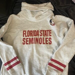 Grey Florida state turtle neck sweatshirt